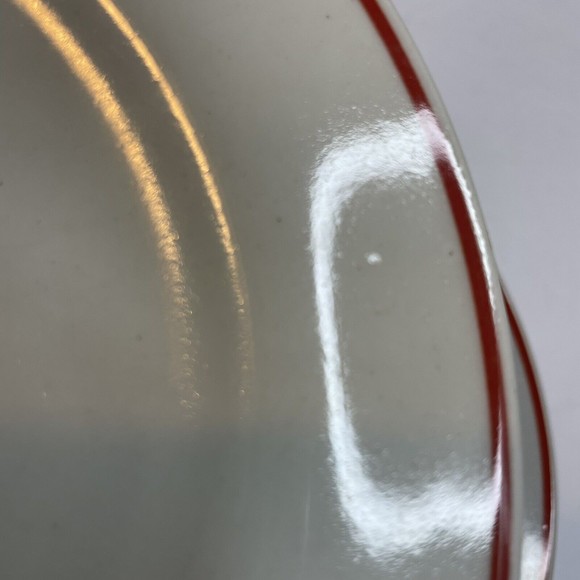 Christmas Santa Holiday Stoneware Replacement Salad Plates White Red Green set 3 - Picture 9 of 12